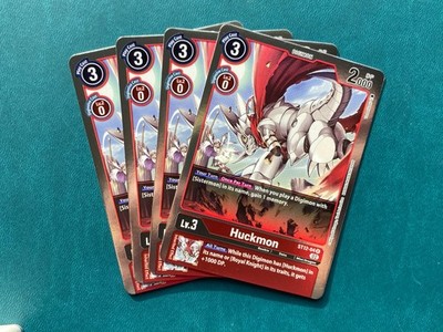 Huckmon ST12-04 Playset Starter Deck Jesmon Digimon Card Game x4 | eBay