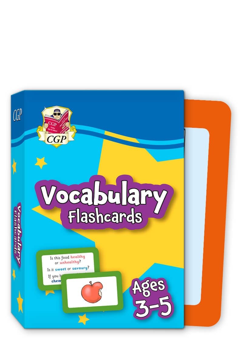 Vocabulary Flashcards For Ages 3-5 Cgp Books - Image 3