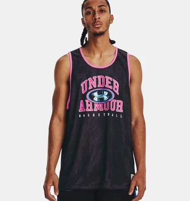 Under Armour UA Baseline Reversible Jersey Tank Basketball Sport Fitness Tanktop - Bild 1 von 3