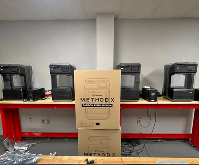 Lot of 4 MakerBot Method X - Carbon Fiber Edition 3D Printer/USED-GOOD condition