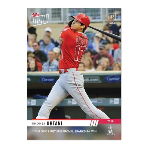 2019 Topps Now Los Angeles Angels Shohei Ohtani 1st HR Since Return #223