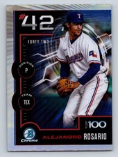 2025 Bowman Chrome Alejandro Rosario BTP42 Texas Rangers Top 100