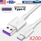 USB Type C Data Cable 5A Fast Charging USB-A to USB-C Charger lot Cord For Phone