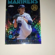 Topps Logan Gilbert Mariners Rookie 2021 Card Lot Chrome & Update Series 2 Cards