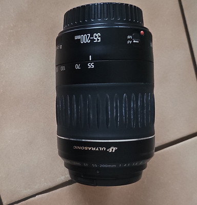 Canon EF 55-200mm f/4.5-5.6 USM Zoomobjektiv, Auto & Manuell Fokus, für Canon EF