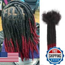 Viovian 0.6cm Locs Extensions Human Hair 12 Inch 30 Strands Natural Soft Ombre