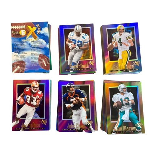 1997 Skybox E-X 2000 Football COMPLETE SET #1-62 MARINO EMMITT FAVRE RICE MINT