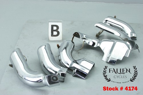 2018 Honda Goldwing Gl1800A Exhaust Header Pipe Cover Shield Set CHROME #4174