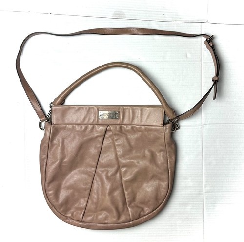 MARC JACOBS Marchive Leather Hiller Hobo Woodland Cross Body Shoulder Bag Purse - Picture 1 of 16