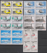4er Blocks Verkehrsmittel Rum&auml;nien postfrisch 7803