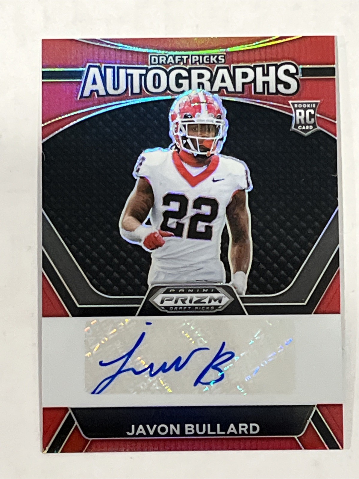 Javon Bullard Panini Prizm Draft Picks Draft Picks Autographs #DPAJBD Red