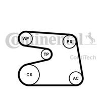 Wasserpumpe + Keilrippenriemensatz Continental Ctam 6PK1873WP2 FüR Mercedes CLK