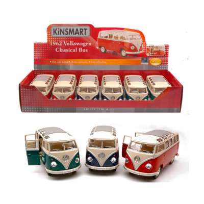 VW SAMBA BUS 1967 METAL DOORS PENABLE cm 12 (1 Modellino a Scelta) 1:24 Kinsmart