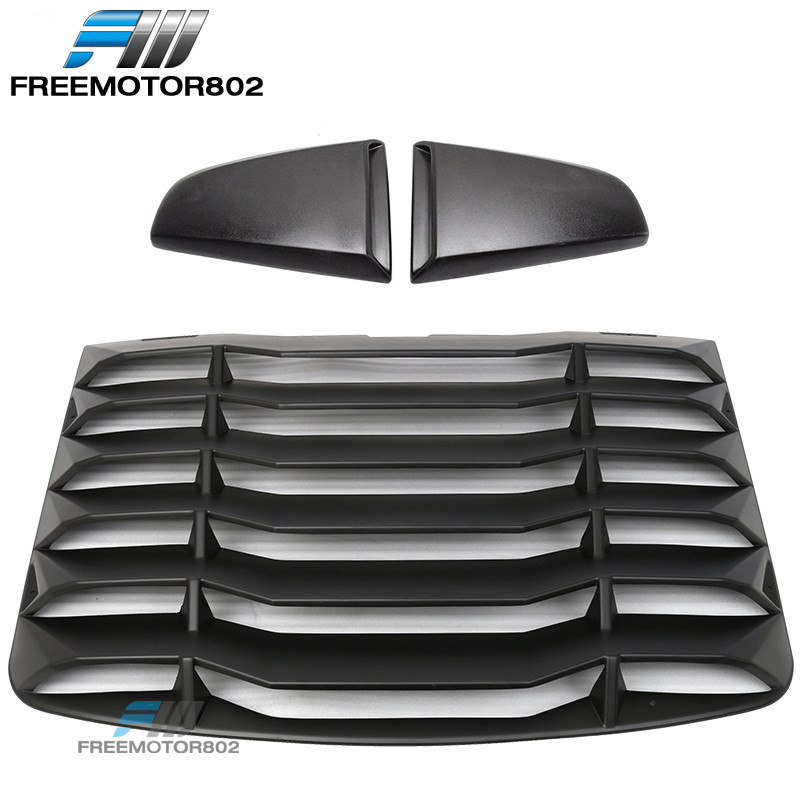 Fits 2003-2008 Nissan 350Z IKON Style Rear Window Louver & Quarter