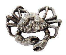 Crab Pewter Pin Badge