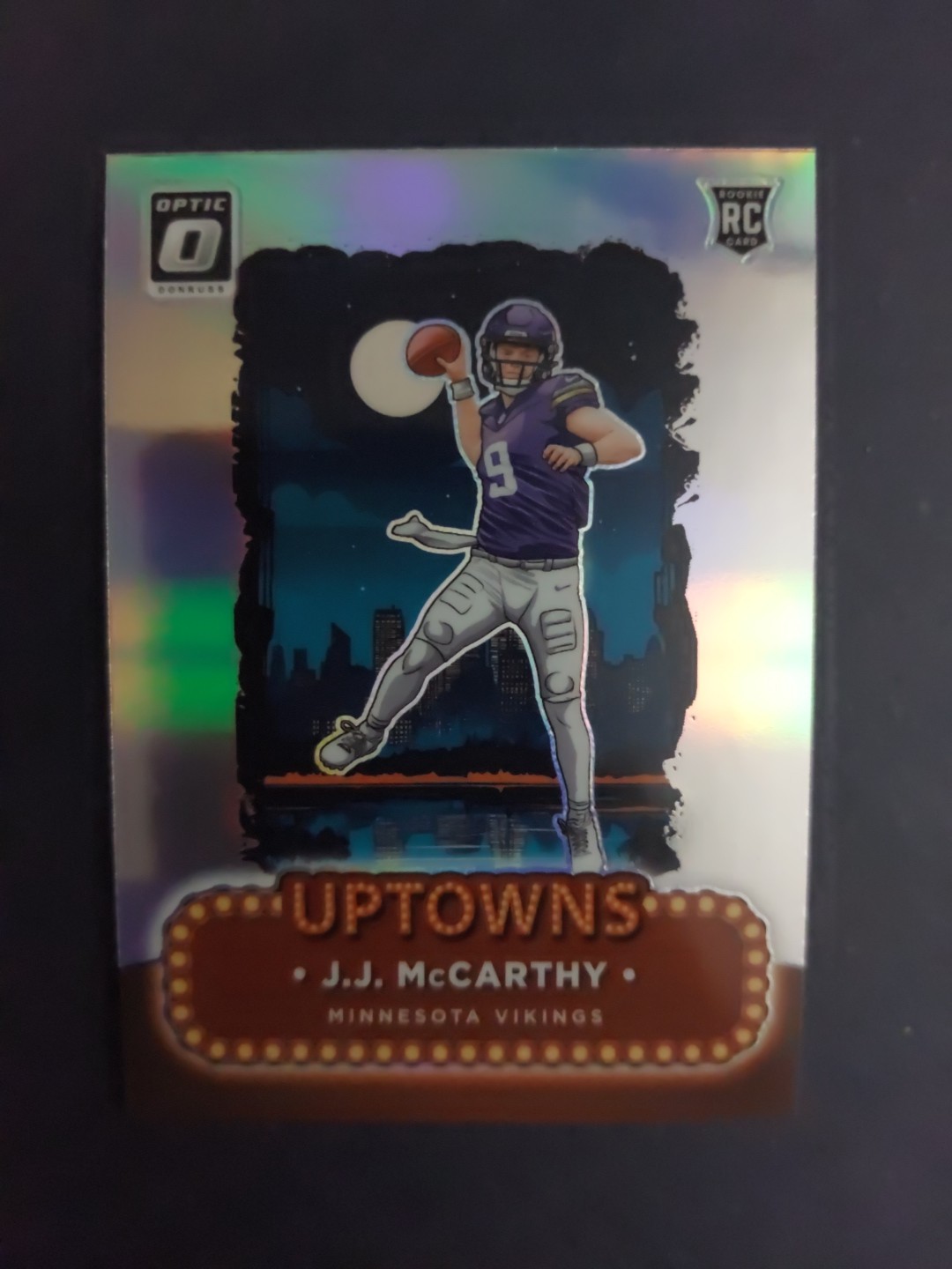 2024 Donruss Optic Uptowns J.J. McCarthy #10 Rookie Case hit SSP