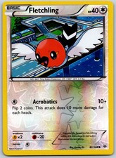 Fletchling 82/108 XY - Roaring Skies Reverse Holo Pokemon TCG NM English 2015