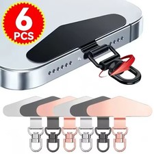 Universal Replacement Connector Anti-Lost Phone Lanyard Tether Tab Metal Card