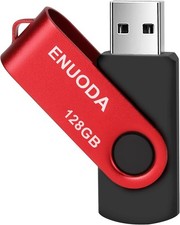 128GB Flash Drive ENUODA Thumb Drive 128GB Swivel Design USB 2.0 Memory Stick Da