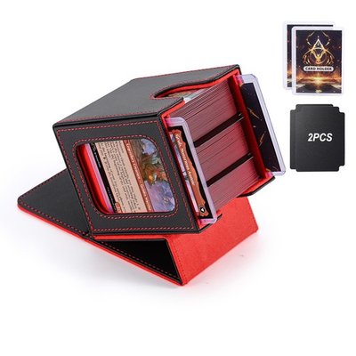 #ad #ad MTG Deck Box Double Display Window Commander Deck Box Fits 120 Single Slee... $19.33