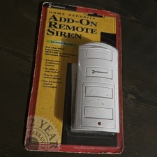 Intermatic Home Security Remote Siren Safety SP501b Connects With Wireless Alarm
