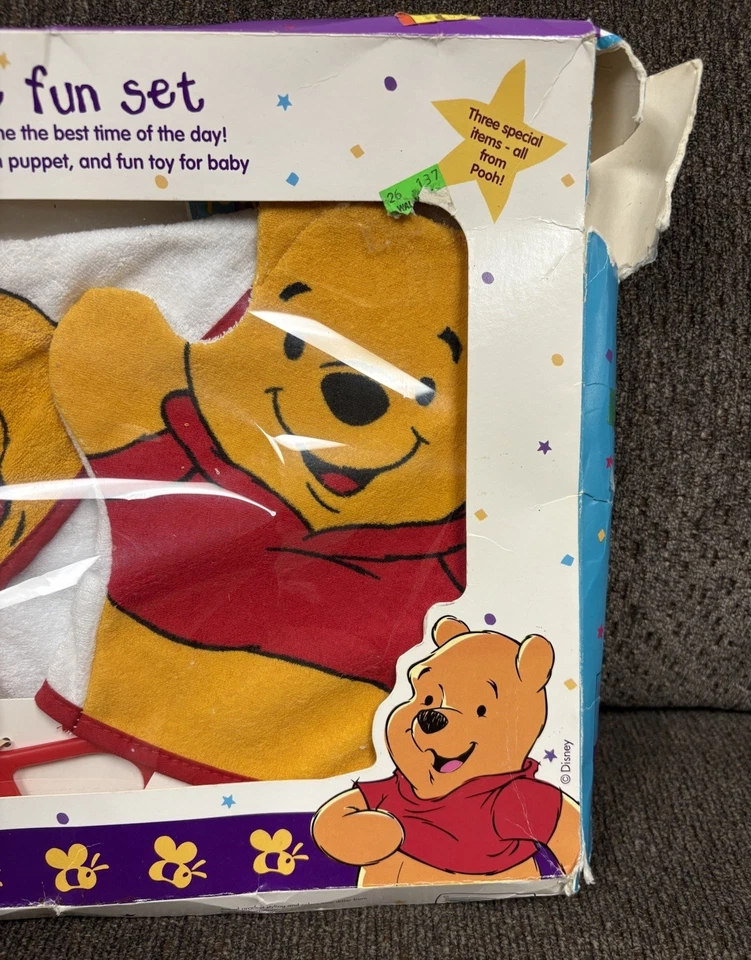 VTG 90’s The First Years Years Disney Winnie the Pooh Bath Time Fun Set - Image 4 of 4