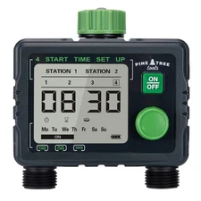 Programmable Water Timer - Automatic & Manual Watering System for Lawn, Garde...