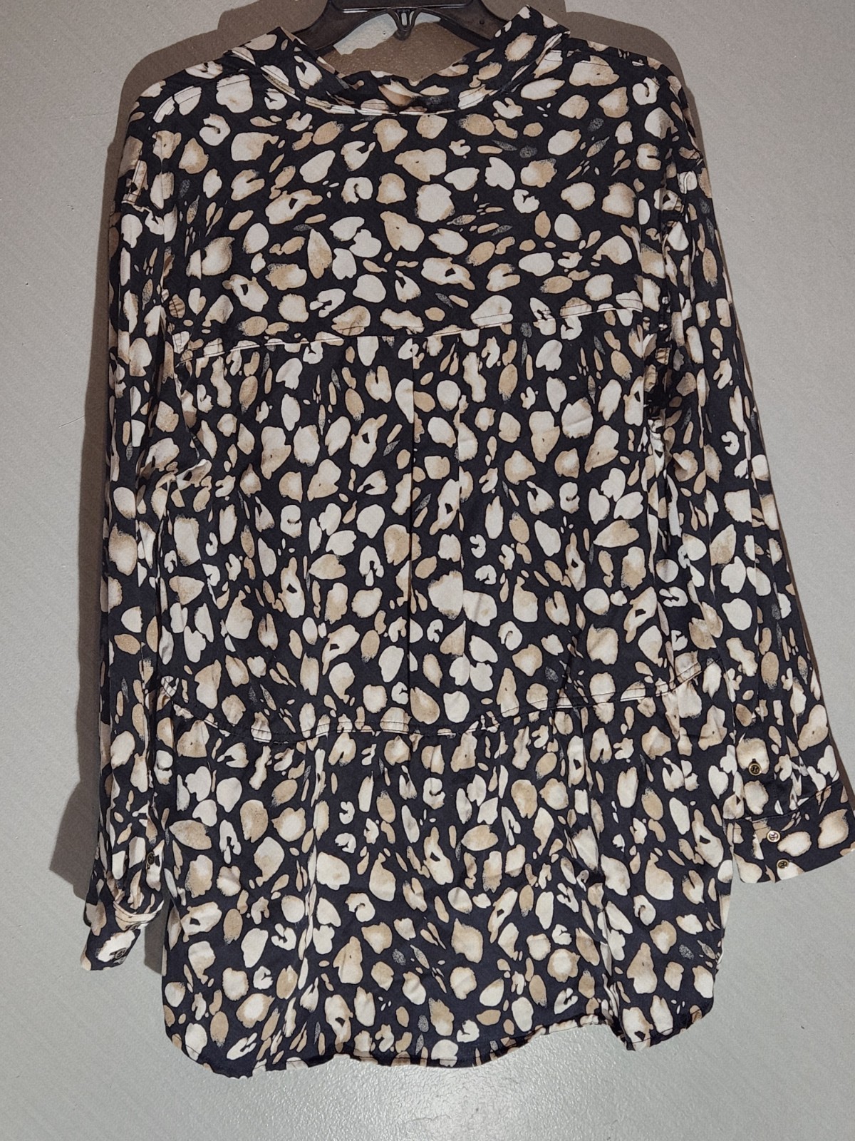 Westbound  Leopard Print Button Down Shirt Size  … - image 2