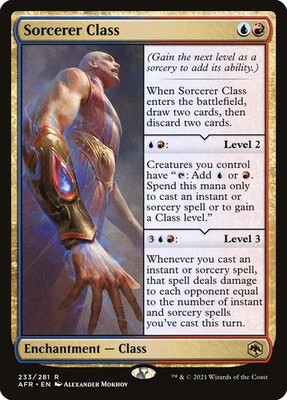 Sorcerer Class: MtG Magic the Gathering Adventures in the Forgotten Realms Rare
