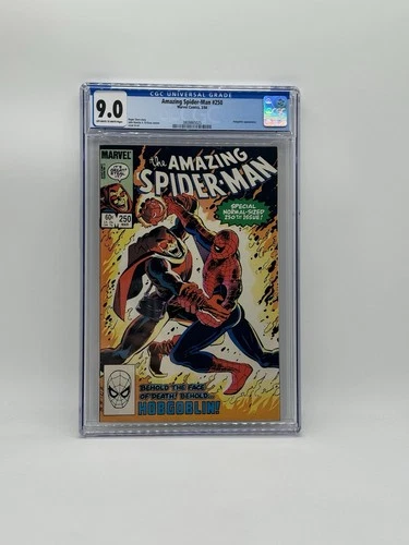 Amazing Spider-Man #250 (Marvel Comics 1984) Hobgoblin App CGC 9.0
