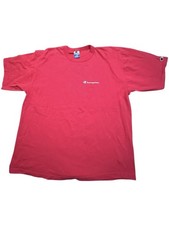 Vintage 90s Champion Single Stitch Pink T Shirt Men's Size XL Made in USA