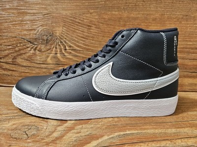 Nike SB Zoom Blazer Mid Mason Silva Dark Obsidian Silver Shoes DZ7260-400