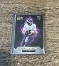 CARSON STRONG RC SP 2022 Wild Card Rookie Heat Purple ROOKIE #RH-6. rookie card picture