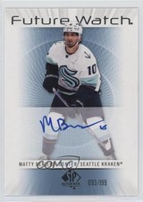 2022-23 SP Authentic 2012-13 Retro Future Watch 93/199 Matty Beniers Auto 7ci