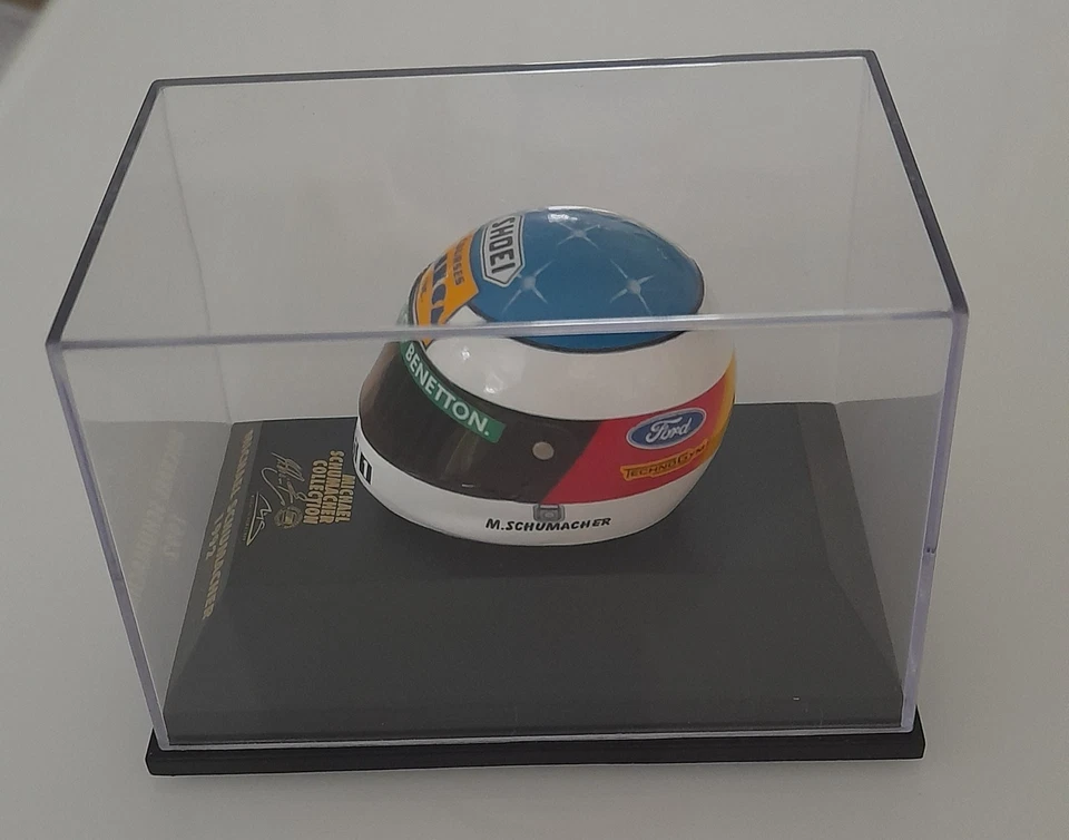 Minichamps Helme 1992 u. 1993 Michael Schumacher 1:8 - Bild 3 von 4