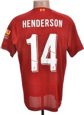 LIVERPOOL 2019/2020 HOME FOOTBALL SHIRT NEW BALANCE SIZE M ADULT HENDERSON 14