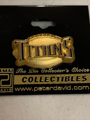 Tennessee Titans NFL Gold Football  PETER DAVID PIN New