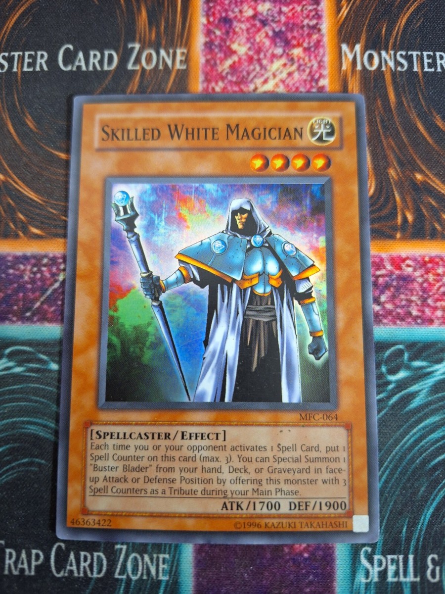 Yu-Gi-Oh! TCG Skilled White Magician MFC-064 Super Rare Unlimited