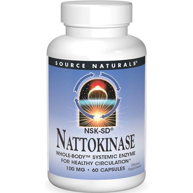 Наттокиназа Source Naturals Nsk-Sd 100 мг, 60 капсул