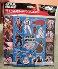 NEW 172 Count Disney Star Wars The Force Awakens Stickers - American Greetings