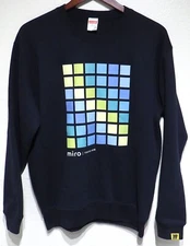 MIRO TOKYO HUB Sweatshirt LARGE Navy Japan Online Team Collaboration Creative