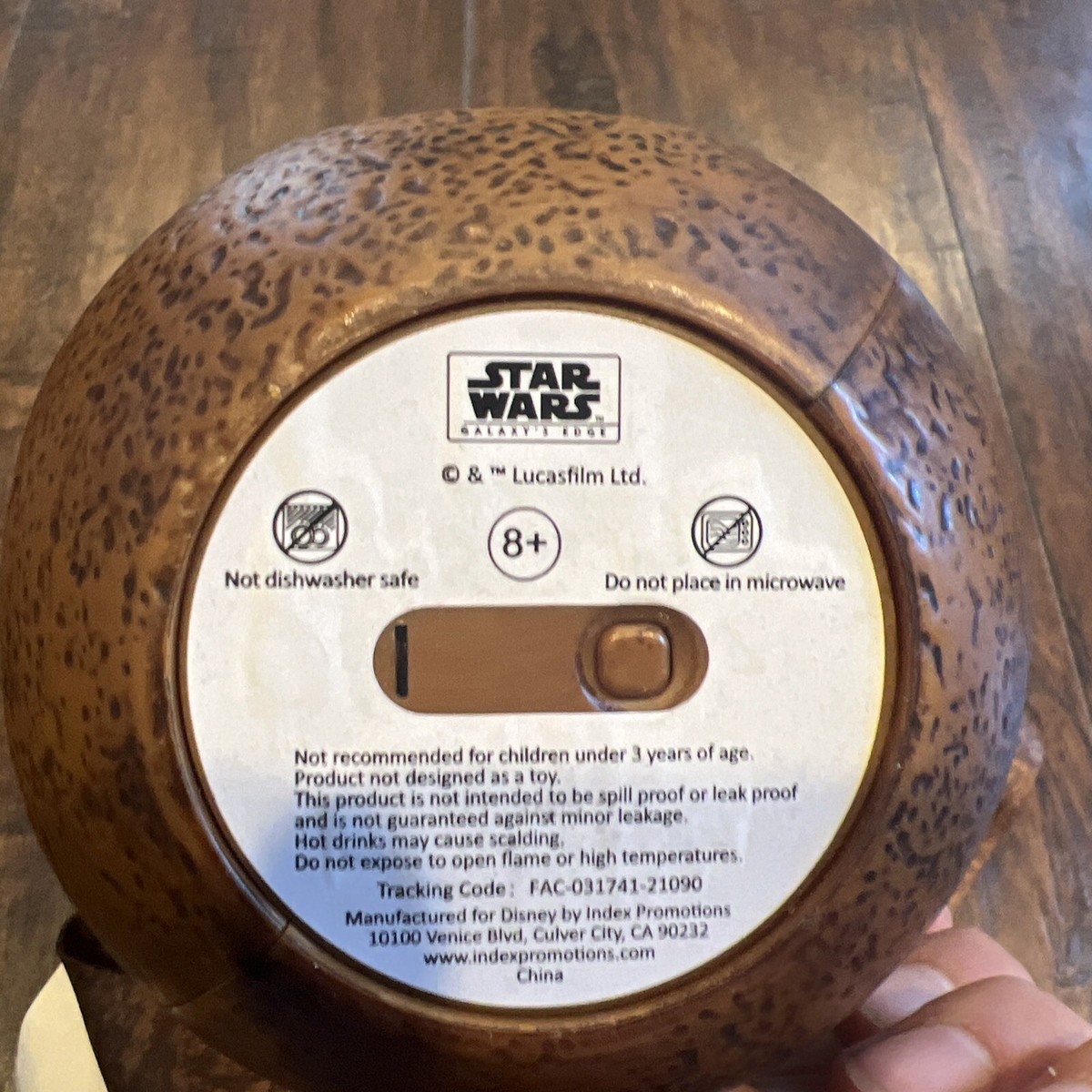 Star Wars Galaxy's Edge Jabba the Hutt Paddy Frog Sipper Souvenir