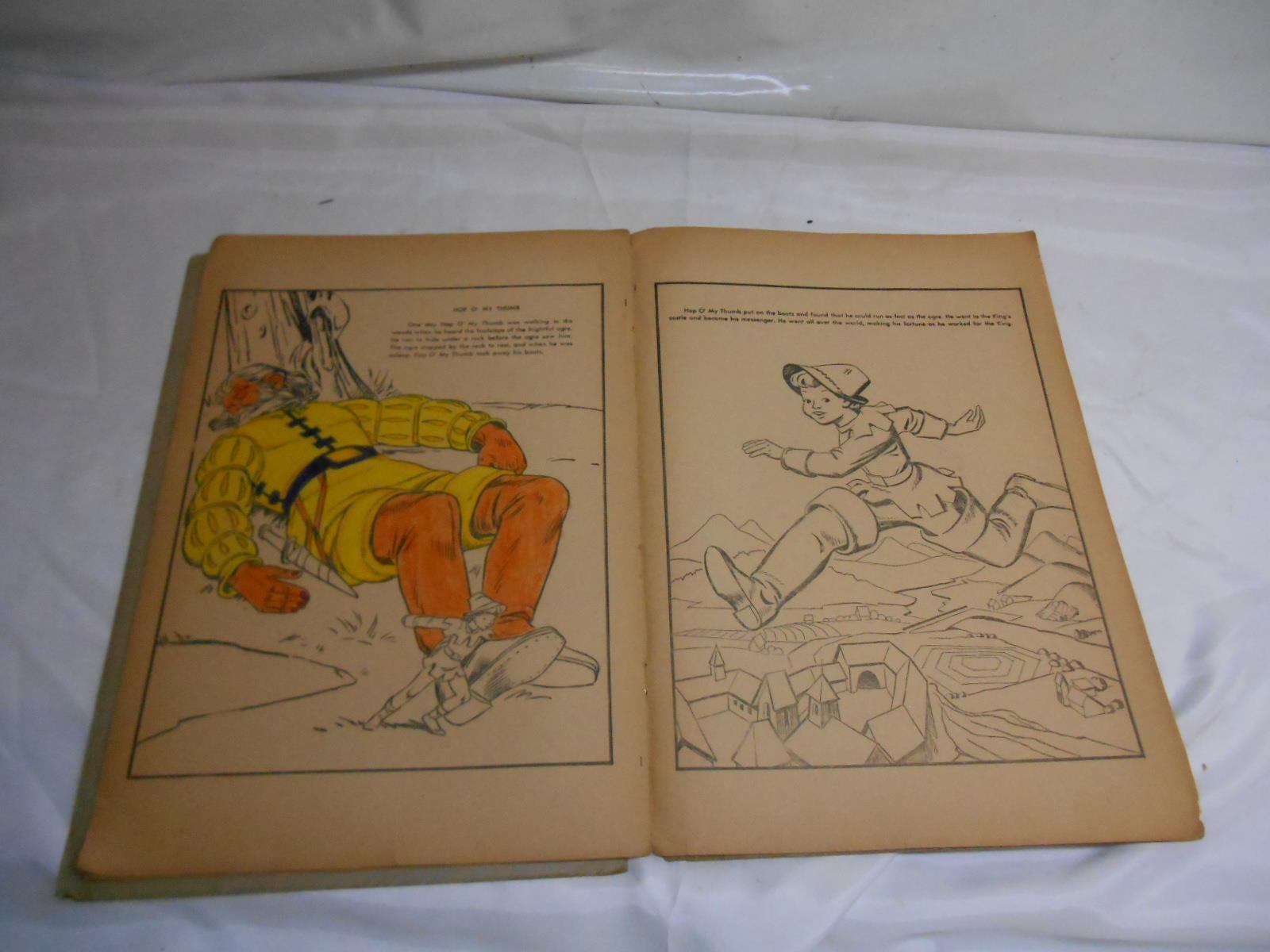 Old Vtg 1953 Saalfield Akron Ohio COLOR FAIRY TALE PICTURES TO COLOR Ohio Farbeing Book 7f4b76 Old Vtg 1953 Saalfield Akron Ohio COLOR FAIRY TALE PICTURES TO COLOR Ohio Farbeing Book 7f4b76