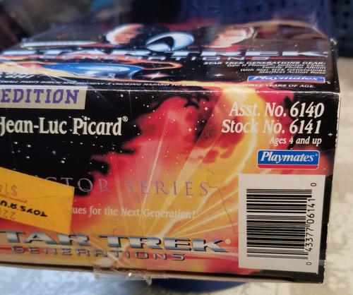 9" Captain Picard MIB Generations Movie Star Trek Original Playmate TOS TNG 94 - Picture 8 of 16