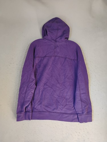 Sudadera grande púrpura con capucha manga larga de algodón American Eagle para hombre - Imagen 8 de 10