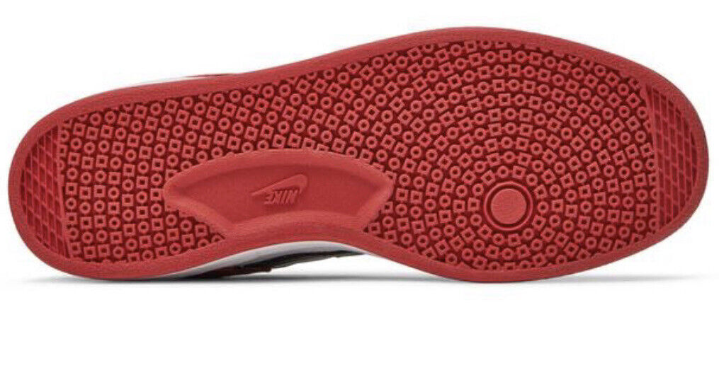 Nike Alleyoop SB Men White University Red Skateboard Shoes Nike Alleyoop SB Men White University Red Skateboard Shoes