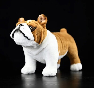 Bulldog Dog 11 Inch Stuffed Animal Plush Toys Toddler Doll Kids Gifts hot