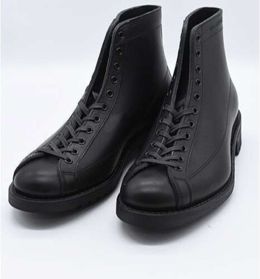 Brother Bridge HENRY S009 Stiefel US8,5 Neu Schwarz Rindsleder Goodyear Sohle
