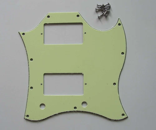 SG Standard Full Face Guitar Pickguard Scratch Plate Mint Green with Screws
