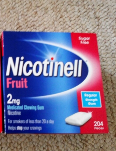NICOTINELL 2mg Fruit Chewing Gum X 204 Pieces - 第 1/1 張圖片